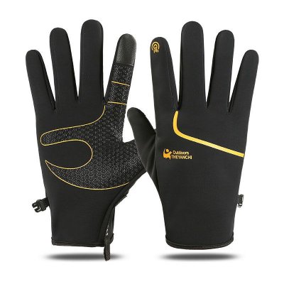 Winter Waterproof Touch Screen Outdoor Windproof Warm Sports Fleece Mountaineering Ski Gloves