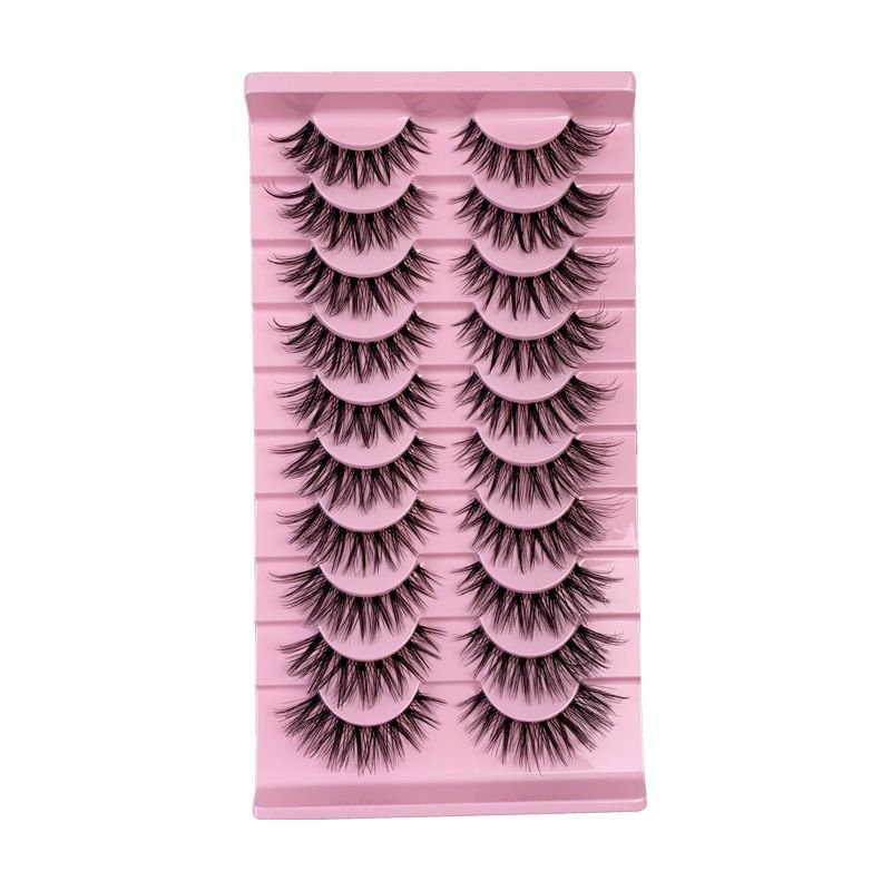 Women Simple Natural Long Imitation Mink False Eyelashes