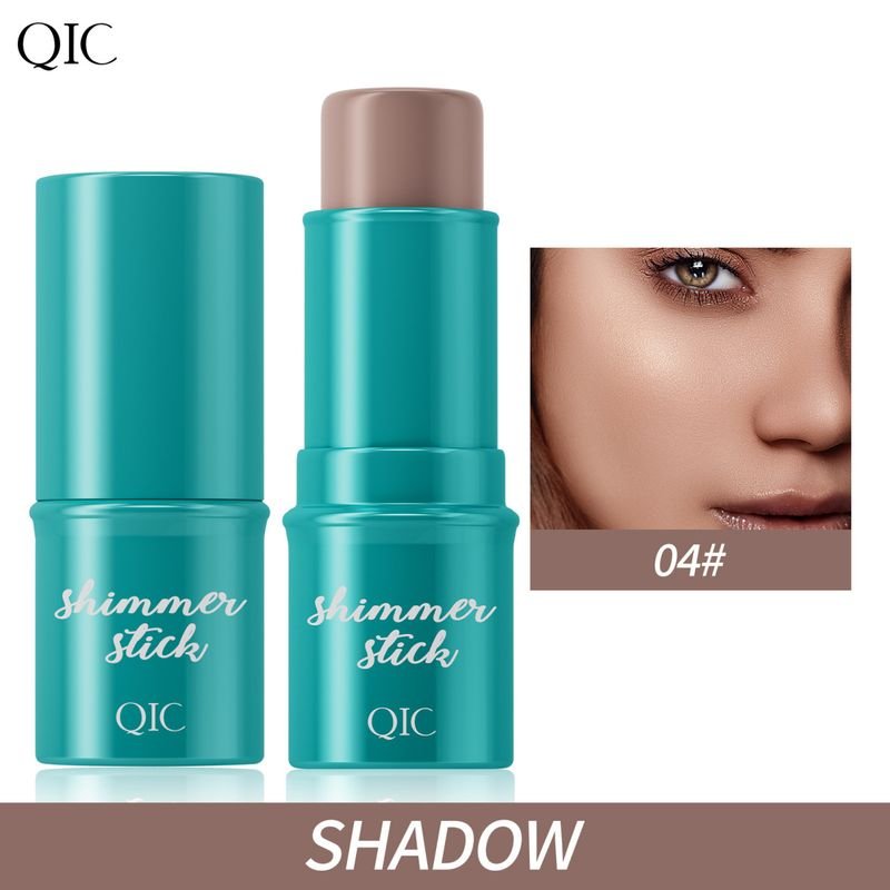 Qic High-Gloss Concealer Face-Fixing Stick Face-Brightening Nude-Modifying Contour Blush Stick