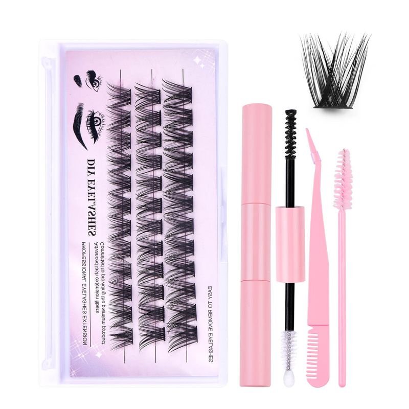 Diy Segmented Single Cluster Grafting Oblique Flying False Eyelashes