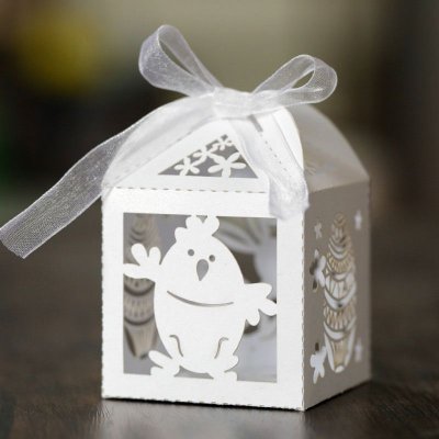 Simple Creative Wedding Easter Party Hollow Rabbit Egg Chocolate Candy Packaging Box