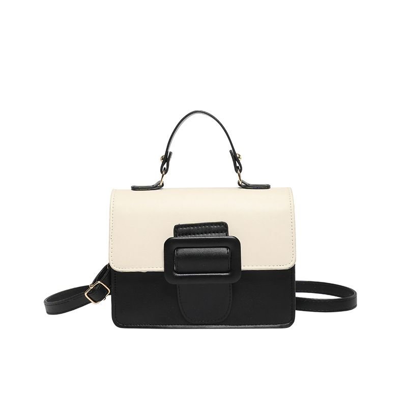 Fashion Contrast Flip Square Shoulder Bag