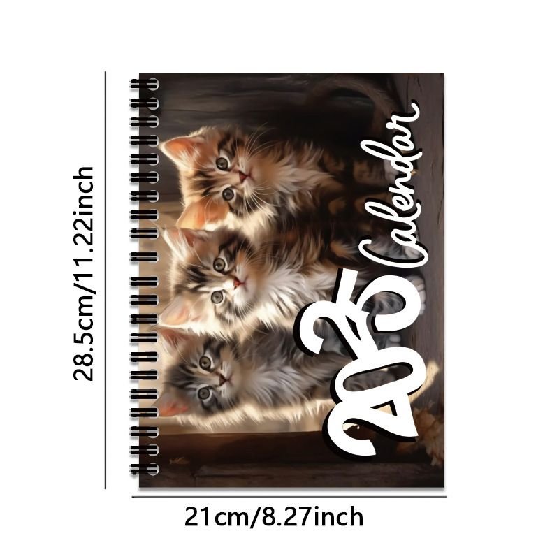 2025 Cartoon Cute Cat Calendar