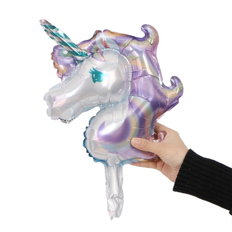 Latest Style Foil Lovely Unicorn Cartoon Kids Birthday Party DIY Decorations Balloons