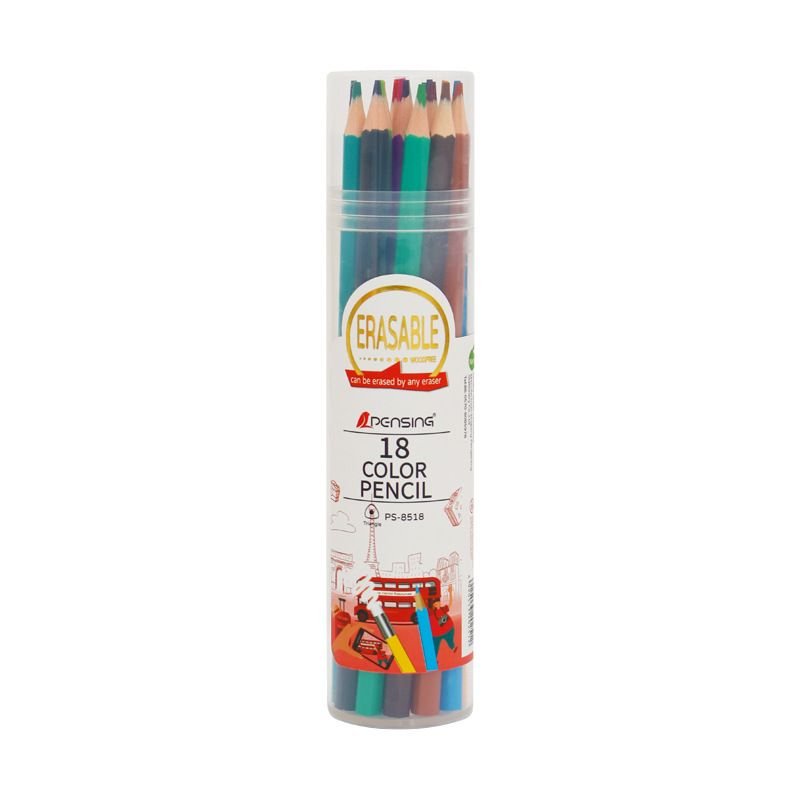 Erasable Color Pencil Triangle Rod Primary School Students Graffiti Painting Pencil Stationery