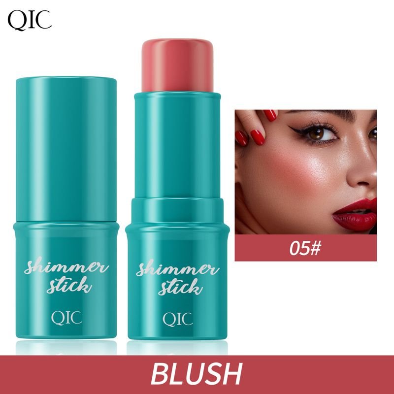 Qic High-Gloss Concealer Face-Fixing Stick Face-Brightening Nude-Modifying Contour Blush Stick