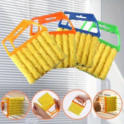 Shutter Cleaning Brush Air Conditioner Car Air Outlet Dust Removal Brush Gap Brush Dust Removal Roller Brush