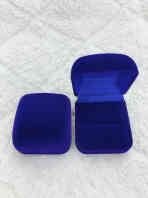 Fashionable Exquisite Velvet Cloth Ring Box Wedding Ring Accessories