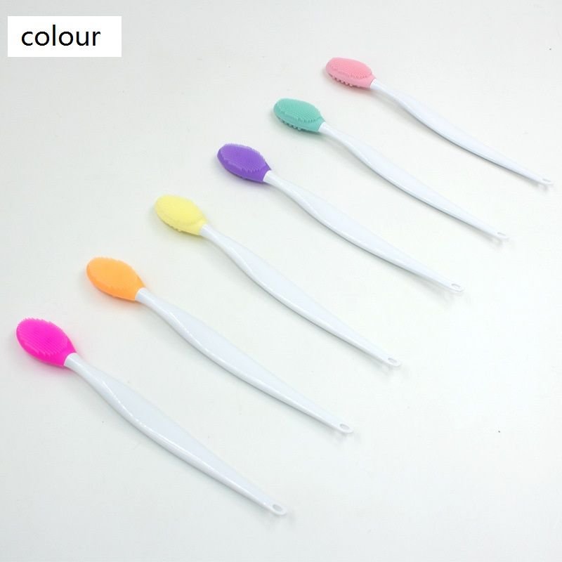 Silicone Wash Face Exfoliating Brushes Nose Blackhead Removal Brush