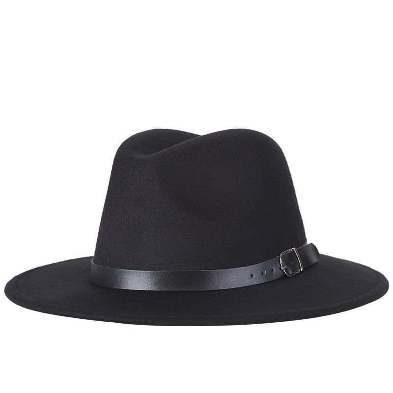 Autumn And Winter Women Fashion Retro Woolen Jazz Hat