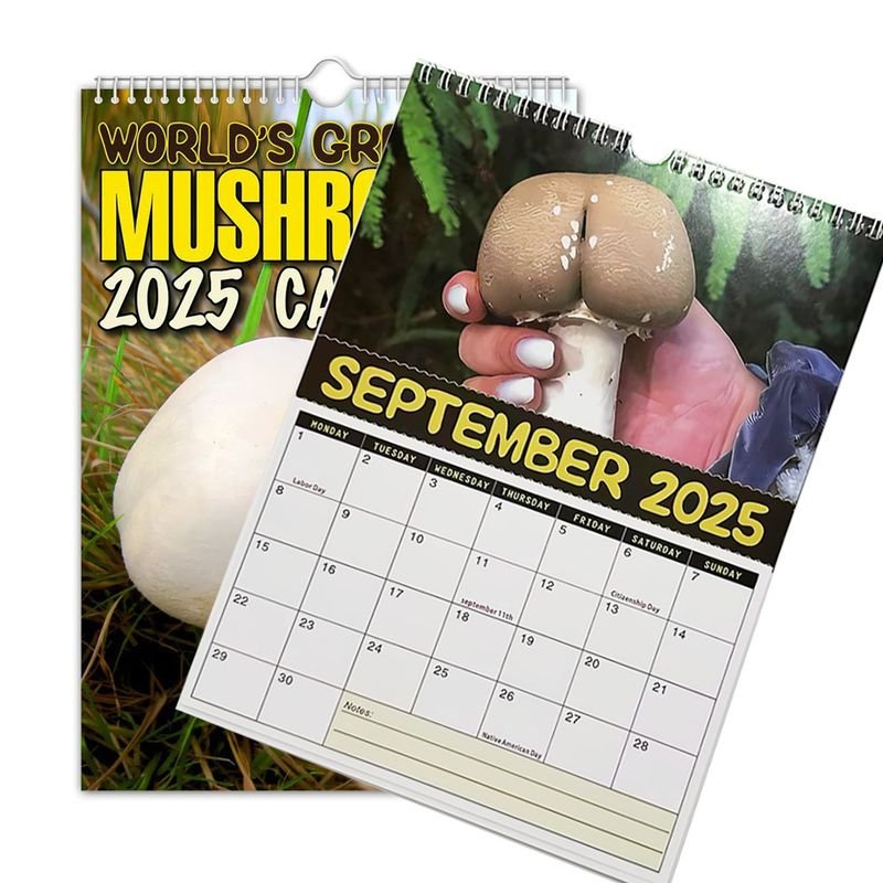 2025 World Greatest Mushrooms Calendar