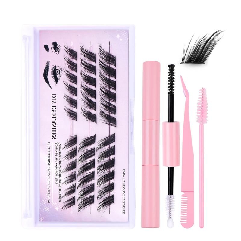 Diy Segmented Single Cluster Grafting Oblique Flying False Eyelashes