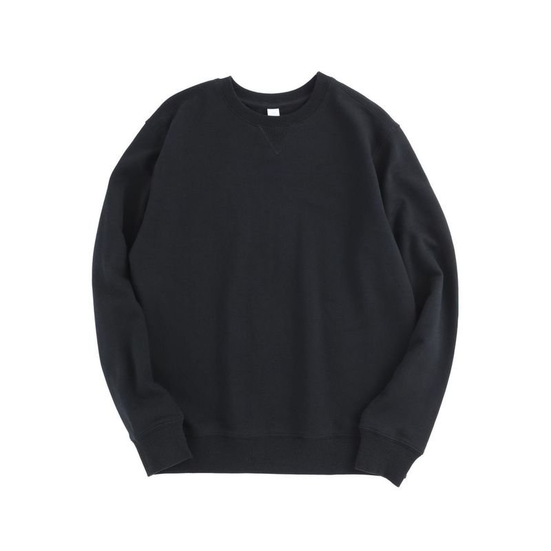 380g Heavy Combed Cotton Crew Neck Pullover Long Sleeve Sweatshirt Custom