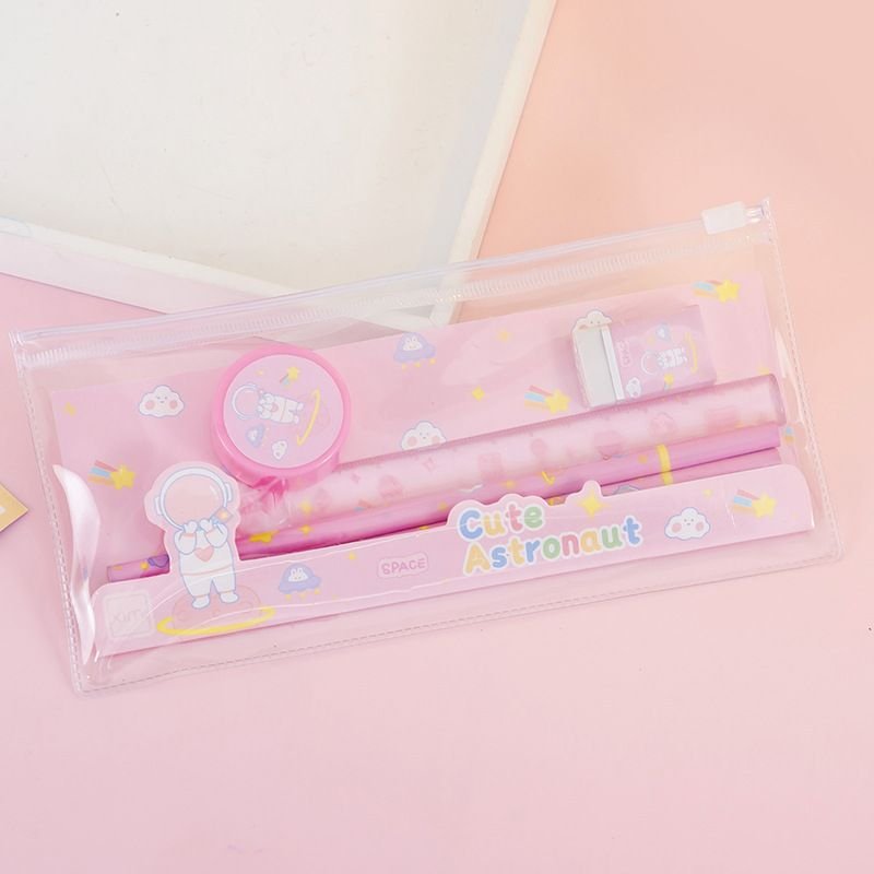 Cartoon Stationery Case Pencil Case Student Stationery Set