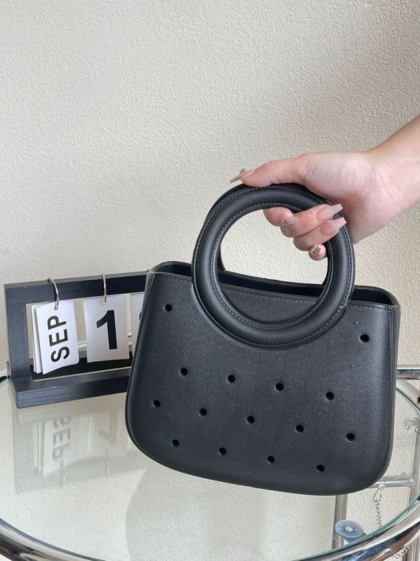 Women Fashion Creative Eva Handle Hole Bag