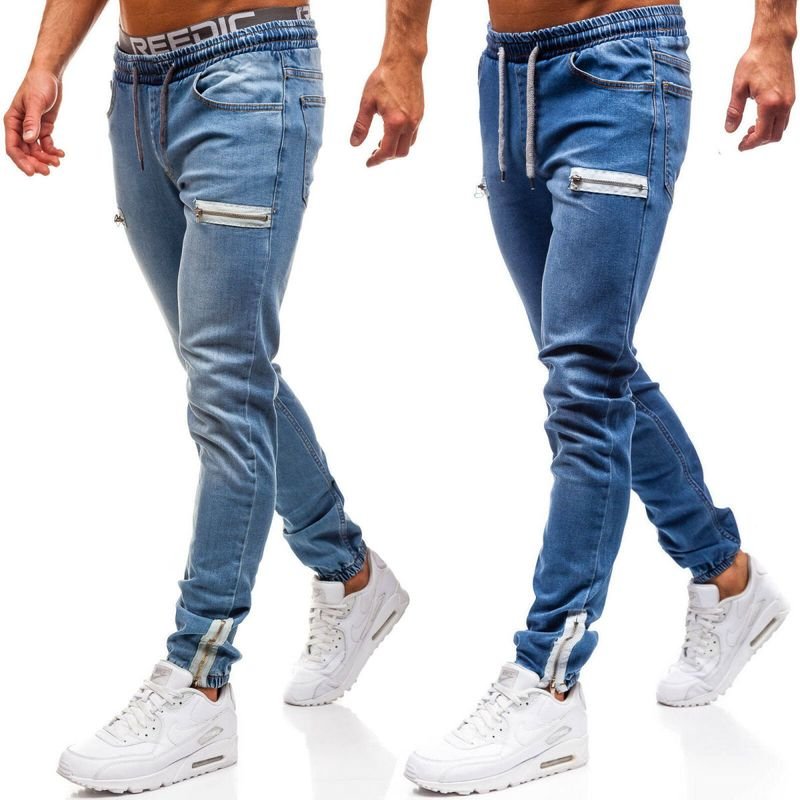 Men Fashion Casual Basic Jogger Jeans