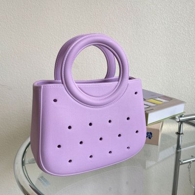 Women Fashion Creative Eva Handle Hole Bag