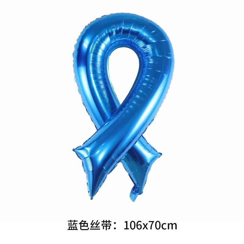 Pink Ribbon Shape Aluminum Film Balloon Party Decoration