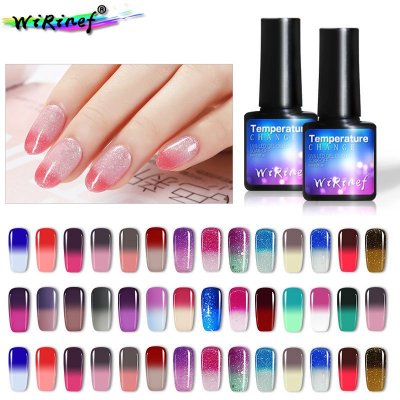 Women Fashion Multicolor Nail Light Therapy Nail Polish Gel