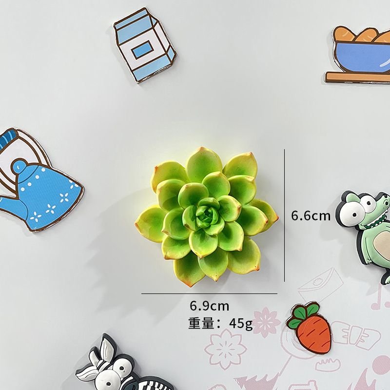 Simple Creative Home Three-Dimensional Tulip Bouquet Resin Refrigerator Magnets